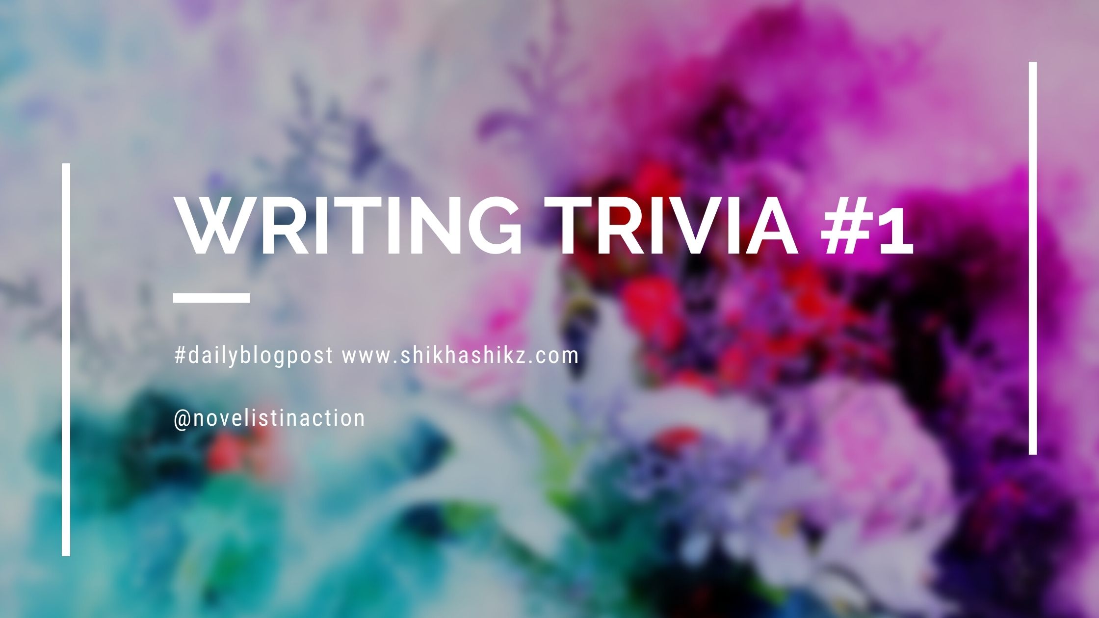 Writing Trivia One
